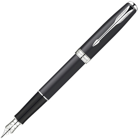 Перьевая ручка Parker Sonnet F529, MattBlack СT (Перо F)