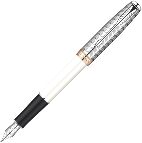 Перьевая ручка Parker Sonnet F540 Feminine Collection, Metal and Pearl GT (Перо F)