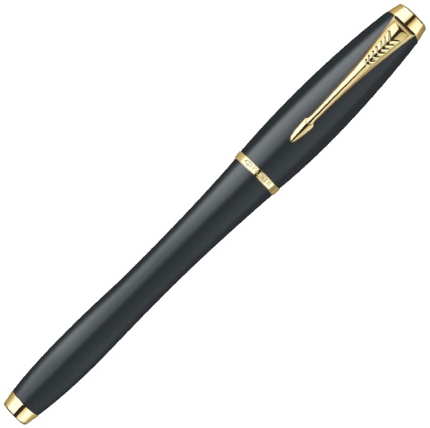Перьевая ручка Parker (Паркер) Urban (Урбан) F200, Muted Black GT (Перо F)