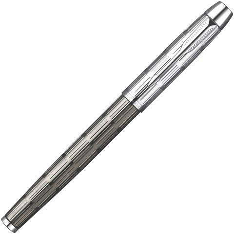 Ручка 5й пишущий узел Parker IM Premium F522, Twin Chiselled CT