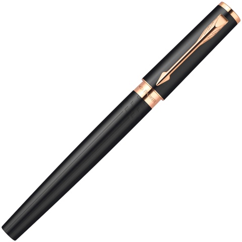 Ручка 5й пишущий узел Parker Ingenuity Slim F501, Black Rubber PGT