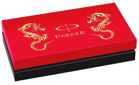 Ручка-5й пишущий узел Parker Ingenuity Slim F502 Limited Edition, Red Dragon GT