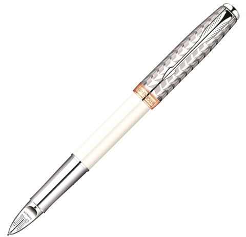 Ручка-5й пишущий узел Parker Sonnet F540 Feminine Collection, Metal and Pearl GT