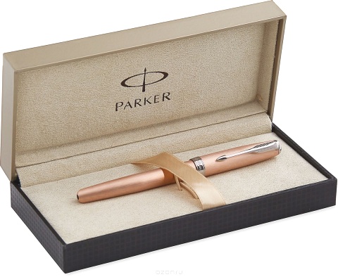 Ручка-5й пишущий узел Parker Sonnet F540 Feminine Collection, Pink Gold CT