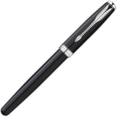 Ручка перьевая Parker Sonnet F530 SF, Lacquer Black СT (Перо F)