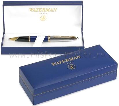 Перьевая ручка Waterman Apostrophe, Plain Black GT