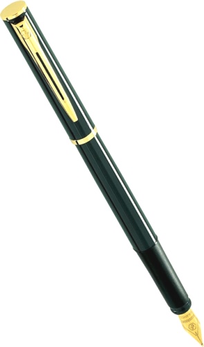 Перьевая ручка Waterman Apostrophe, Plain Black GT