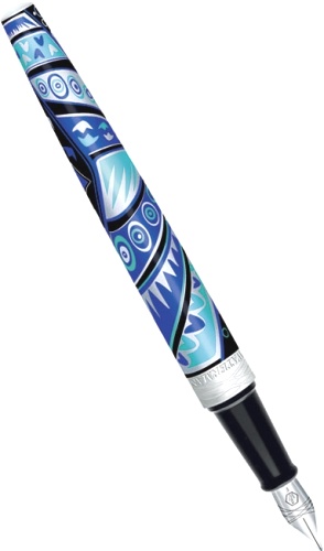 Перьевая ручка Waterman Audace, Blue Totem