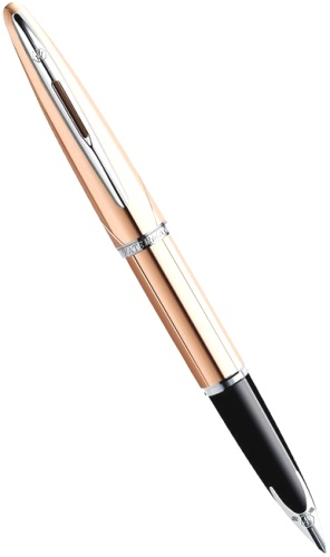 Перьевая ручка Waterman Carene, Pink Gold Meridians ST