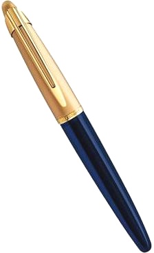 Перьевая ручка Waterman Edson, Sapphire Blue (Перо F)