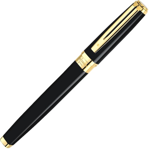 Перьевая ручка Waterman Exception Ideal, Black GT (Перо M)