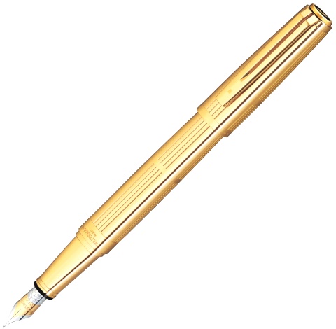 Перьевая ручка Waterman Exception Solid Gold, Gold