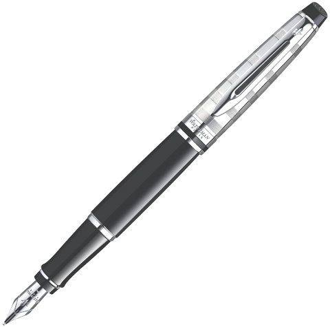 Перьевая ручка Waterman Expert Deluxe, Black CT (Перо M)