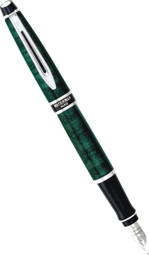 Перьевая ручка Waterman Expert, Marbled Green