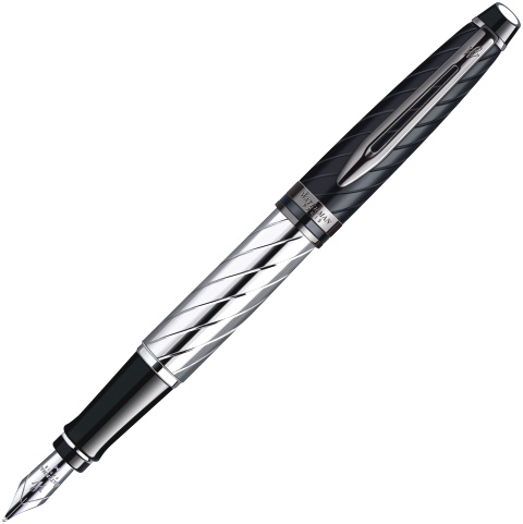 Перьевая ручка Waterman Expert Precious, Black / Palladium (перо F)