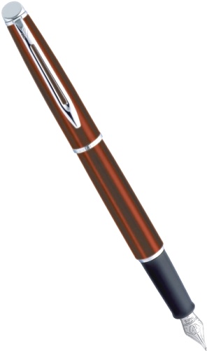 Перьевая ручка Waterman Hemisphere, Metallic Cognac CT (Перо F)