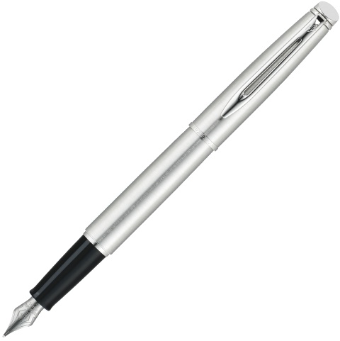 Перьевая ручка Waterman Hemisphere, Stainless Steel CT (Перо F)