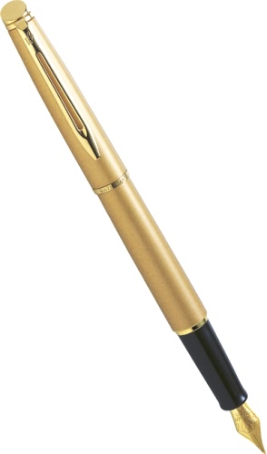 Перьевая ручка Waterman Hemisphere, Stardust Gold GT (Перо M)