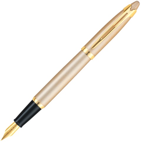 Перьевая ручка Waterman Ici Et La, Beige GT (Перо F)