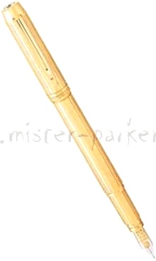 Перьевая ручка Waterman Man 100, Solid Gold