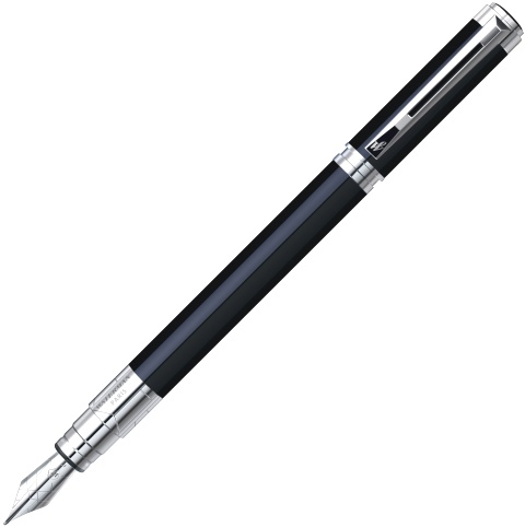 Перьевая ручка Waterman Perspective, Black CT (Перо М)