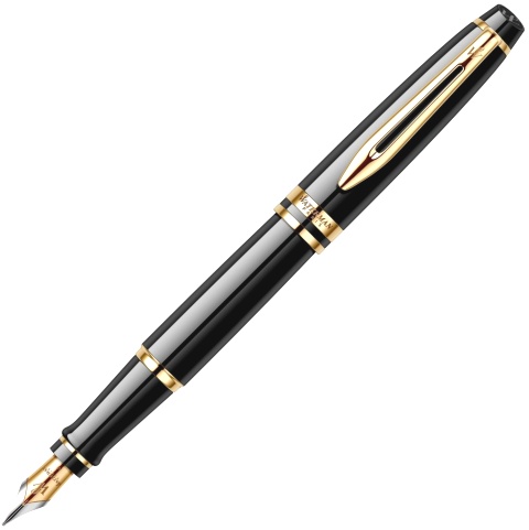 Ручка перьевая Waterman Expert 3 Essential, Laque Black GT (перо F)