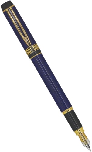 Ручка перьевая Waterman Man 100, Patrician Blue (Перо F)