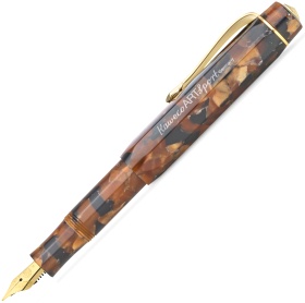 Ручка перьевая KAWECO ART Sport, Hickory Brown GT (Перо  EF - 0.5 мм)
