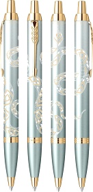 Ручка шариковая Parker IM Rituals SNAKE Special Edition K331, Green Gradient GT