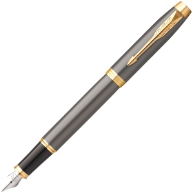Перьевая ручка Parker IM Premium, Grey Core GT (Перо M)