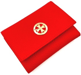  Кошелек бумажник маленький Narvin Polo Red