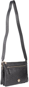  Сумка клатч Narvin Ostrich Black