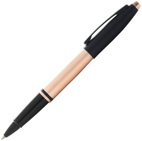 - Cross Calais, Brushed Rose Gold Plate and Black Lacquer