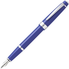  Перьевая ручка Cross Bailey, Light Blue Chrome (Перо EF)