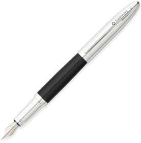 Перьевая ручка Franklin Covey Lexington, Black / Chrome (Перо M)