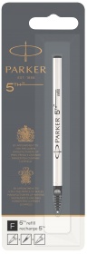 Черный стержень Parker для ручек 5й пишущий узел 5TH Refill Z39 (F)