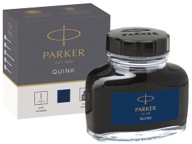 Флакон с сине-черными чернилами для перьевых ручек Parker, Bottle Quink Z13