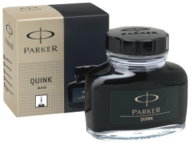 Флакон с черными чернилами для перьевых ручек Parker Quink, Z13