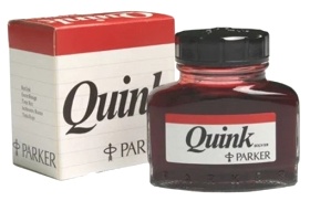 Флакон с красными чернилами для перьевых ручек Parker Quink, Z13