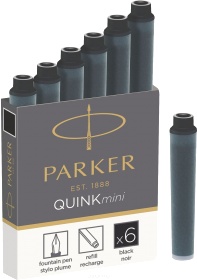  Картриджи MINI Z17 с черными чернилами для перьевой ручки Parker