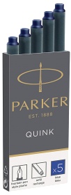  Картриджи стандартные с синими чернилами для перьевых ручек Parker, Cartridge Quink Z11 Parker, блистер