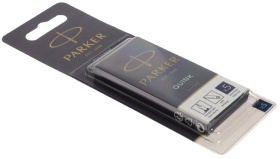  Картриджи стандартные с темно-синими чернилами для перьевых ручек Parker, Cartridge Quink Z11 Parker, блистер