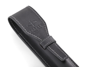  Кожаный чехол Parker для одной ручки, Black