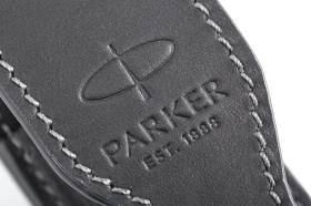  Кожаный чехол Parker для одной ручки, Black
