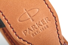  Кожаный чехол Parker для одной ручки, Brown