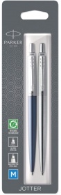  Parker Jotter Duo:   Royal Blue CT    Stainless Steel CT