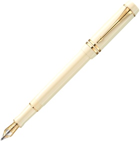   Parker Duofold Historical Colors Centennial F77, White Ivori GT ( F)