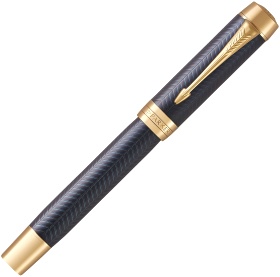  Перьевая ручка Parker Duofold Prestige Centennial F307, Blue Chevron GT (Перо M)