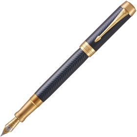    Parker Duofold Prestige Centennial F307, Blue Chevron GT ( M)