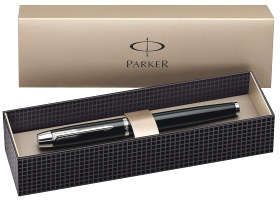 Перьевая ручка Parker I.M. Metal F221, Deep Black CT (перо F)